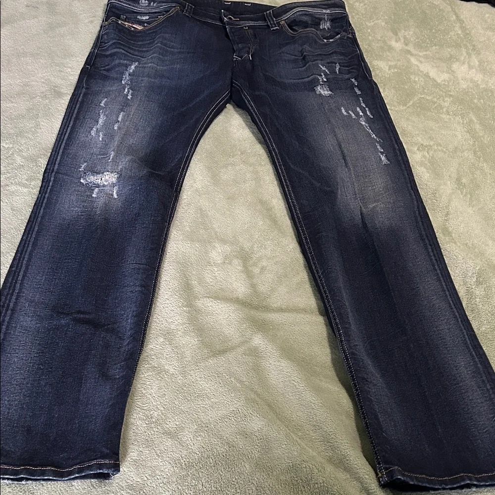 Diesel Dark Blue Slim Jeans - Picture 4 of 6